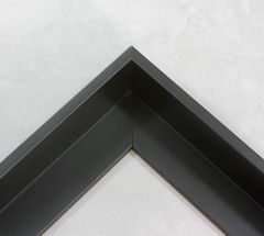 This tall floater frame features a slim 3/8 " profile and a 1-3/4 " depth. The frame comes in a matte black for a modern and classic finish.