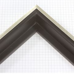 Medium Layered Top Floater - Silver and Black